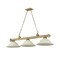 Z-Lite Cordon 3 Light Billiard, Rubbed Brass & Golden Mottle 2306-3RB-GM16 - alternate 4